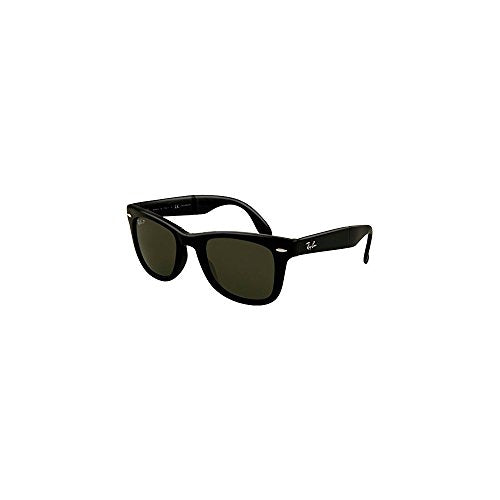 Ray-Ban Folding Wayfarer RB4105 Sunglasses - Black / Crystal Green Polarized - 805289154594