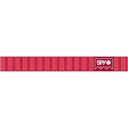 SPY goggle strap in red with SPY+ logo
