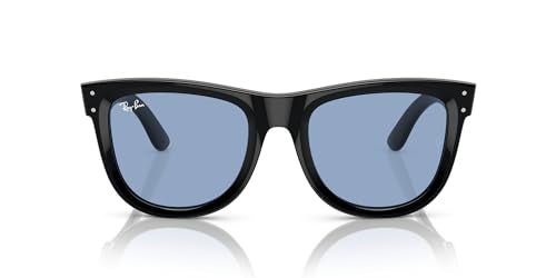 Ray-Ban Wayfarer Reverse RBR0502S Sunglasses - Black/Light Blue / 50 mm - 8056262095294