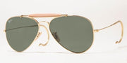 Ray-Ban Outdoorsman Aviator RB3030 Sunglasses - Black / 58 mm - 805289602163
