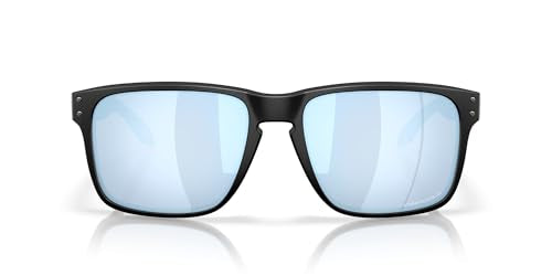 Oakley Holbrook XXL Low Bridge Fit Sunglasses - Matte Black/Prizm Deep Water Polarized / 61 mm - 888392665201