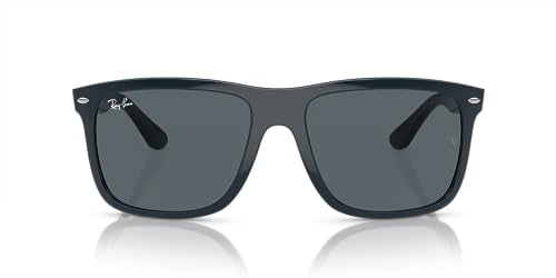 Ray-Ban Boyfriend Two RB4547F Sunglasses - Blue/Blue / 60 mm - X0043MRYM9
