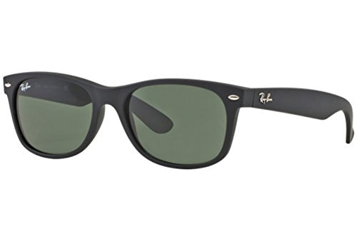 Ray-Ban New Wayfarer RB2132 Sunglasses - Ray-Ban New Wayfarer RB 2132 Sunglasses Black Rubber / Crystal Green 52mm 2-Pack (Quantity - 805289421795