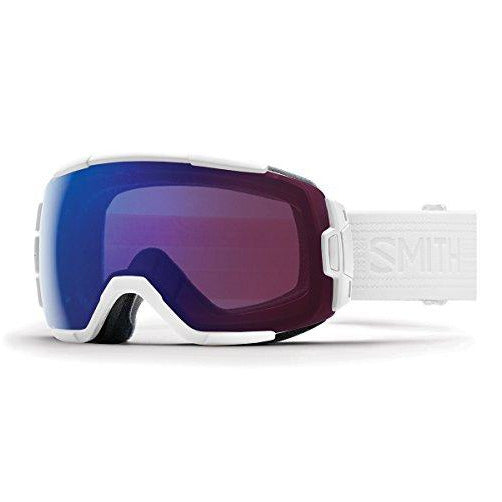 Smith Optics Vice goggle with dark blue lens and white frame