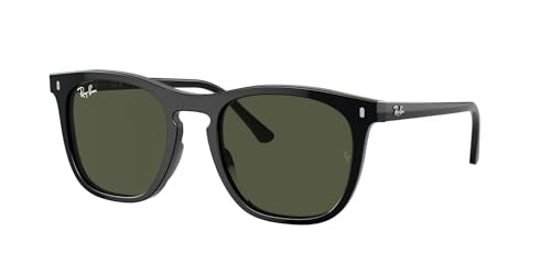 Ray-Ban RB2210 Sunglasses - Black / Green / Standard - 8056262030615