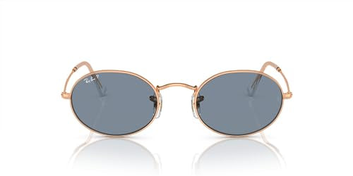 Ray-Ban RB3547 Sunglasses - Rose Gold/Blue Polarized / 51 mm - 8056597982382