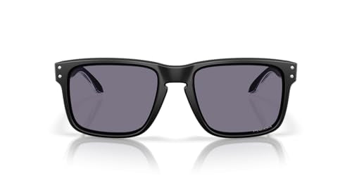 Oakley Holbrook Low Bridge Fit Sunglasses - Matte Black/Prizm Grey / 56 mm - 888392641304