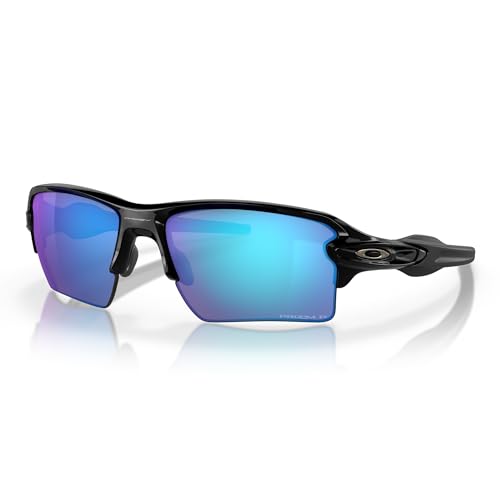 Oakley Flak XL Sunglasses - Polished Black/Prizm Sapphire Polarized / STD - 888392498342