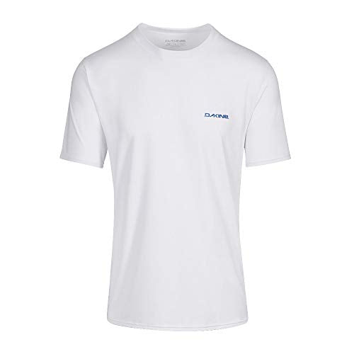 Men's white relaxed-fit short-sleeve tee with Dakine chest logo.
