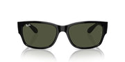Ray-Ban RB4388 Sunglasses - Black/Green / 58 mm - 8056262054758