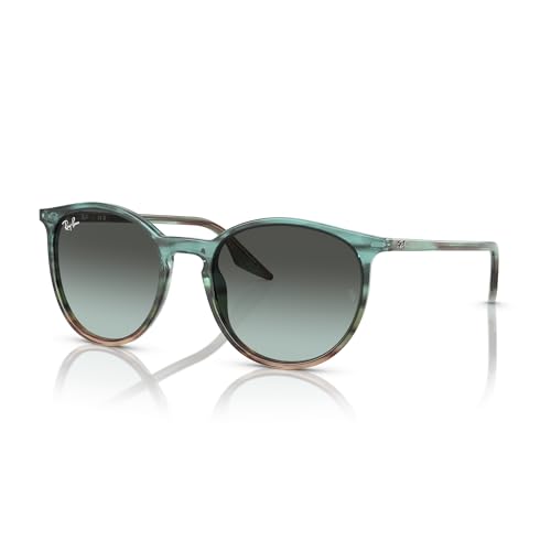 Ray-Ban Havana On RB2204 Sunglasses - Striped Blue & Green / Blue Vintage / Small - 8056597936439