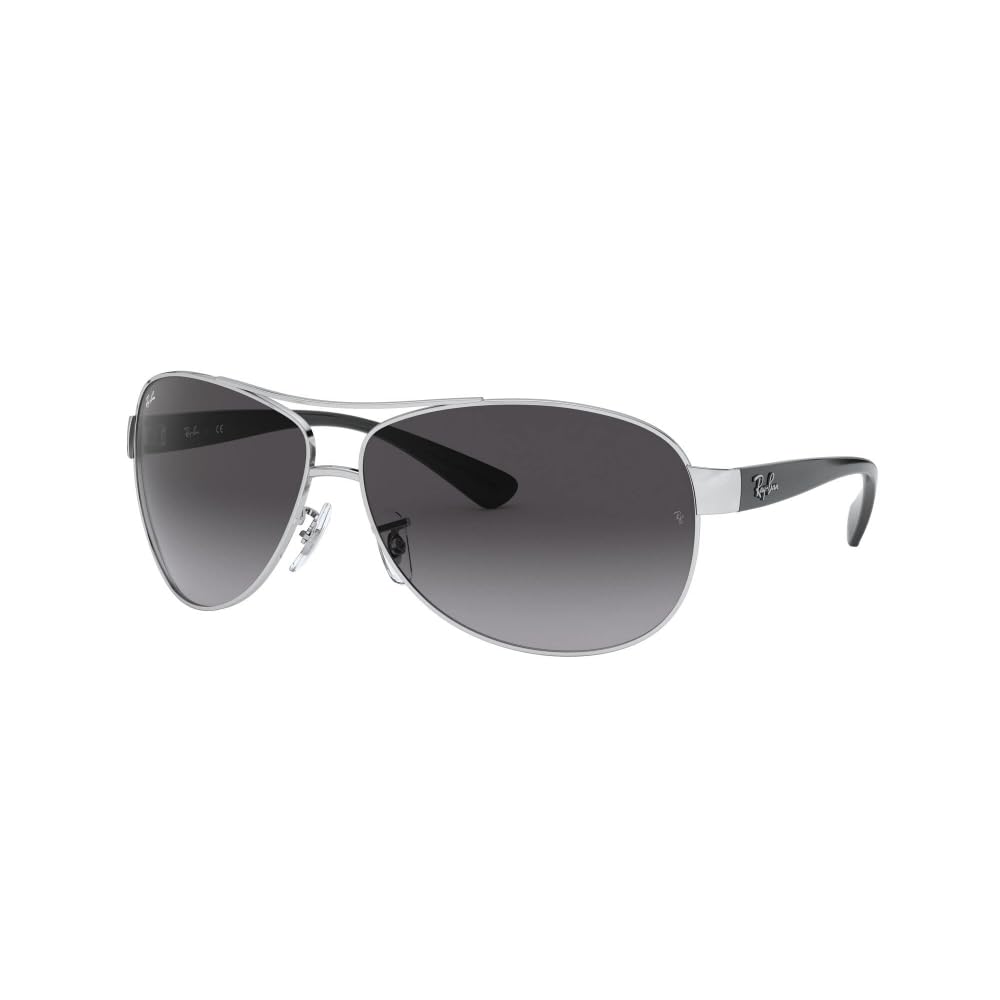Ray-Ban Aviator RB3386 Sunglasses - Silver Light Grey Gradient Dar / 67 mm - 805289204329