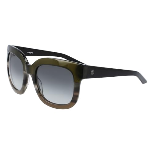 Dragon Alliance 46511 Dragon Flo Olive Horn Gradient with LL Smoke Gradient Lens Sunglasses - Olive Horn Gradient / 54/22/140 - X002WGZ6YL