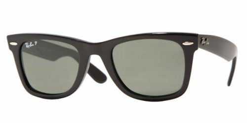 Ray-Ban Original Wayfarer RB2140 Sunglasses - G15 Crystal Green Polarised / 50 mm - 805289126591