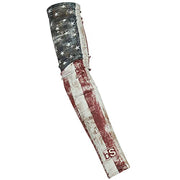 Rolled men's t-shirt, navy star band with red-and-white striped body