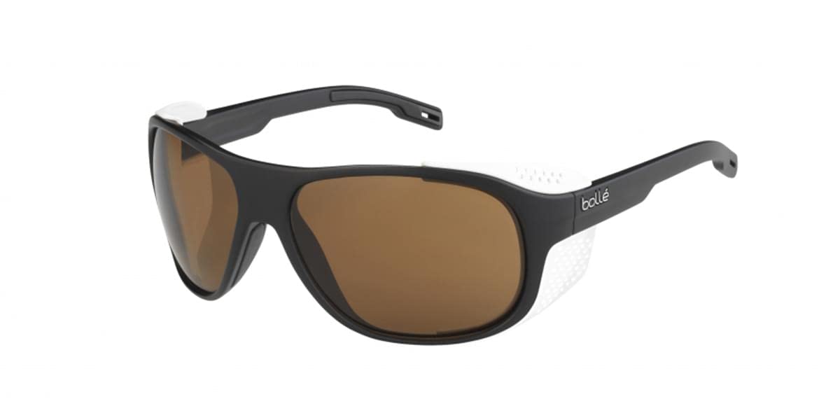 Bolle Graphite Rectangle Sunglasses - Black White Matte / Large - 54917346775