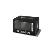 Black goggles lens box with BONUS LENS and DRAGON branding