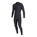 O'Neill Hyperfreak Fire 3/2mm+ Chest Zip Fullsuit - A00-Black-Black / Large