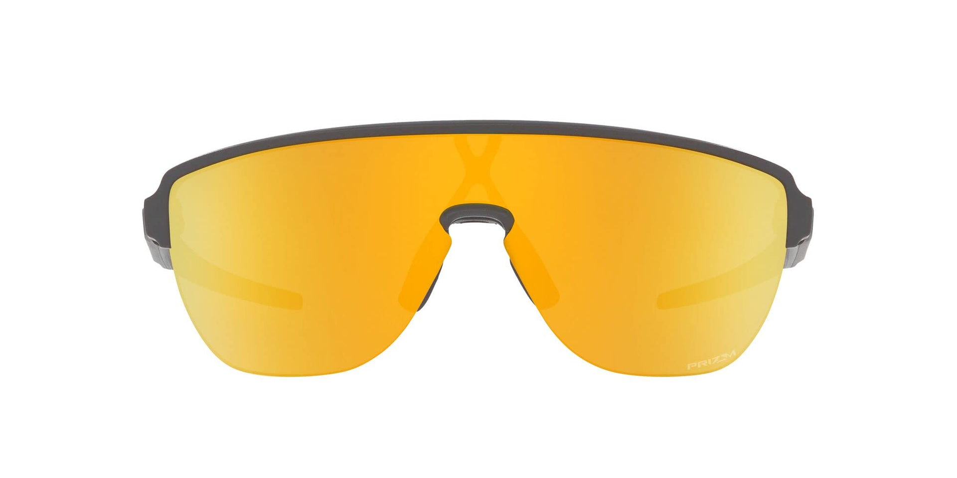 Oakley Corridor Low Bridge Fit Sunglasses - Matte Carbon/Prizm 24k / 42 mm - 888392603593