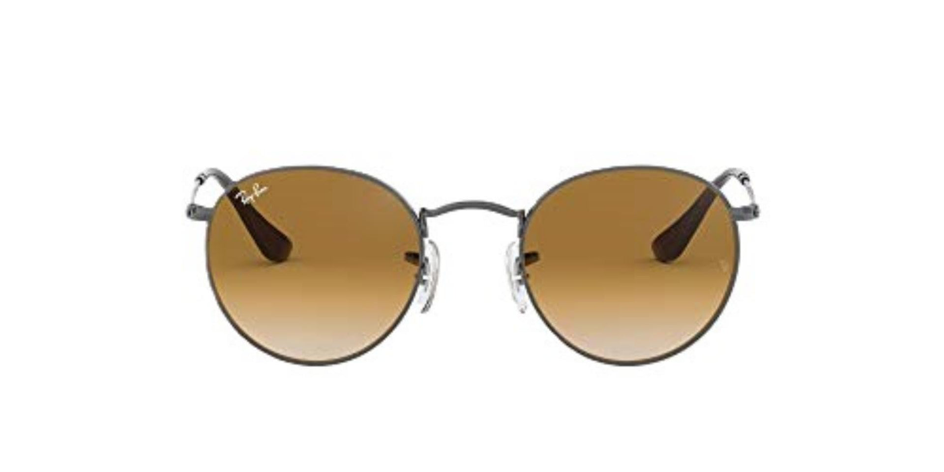 Ray-Ban RB3447N Sunglasses - Gunmetal/Clear Gradient Brown / 53 mm - 8053672882261