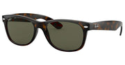 Ray-Ban New Wayfarer RB2132 Sunglasses - Tortoise Frame/Crystal Green Lens 902 / Medium - 8053672562712