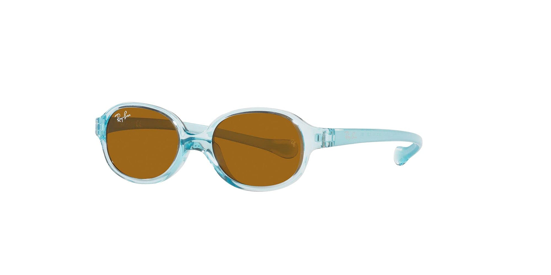 Ray-Ban RJ9187S Sunglasses - Transparent Light Blue/Brown / 39 mm - 8056597480260