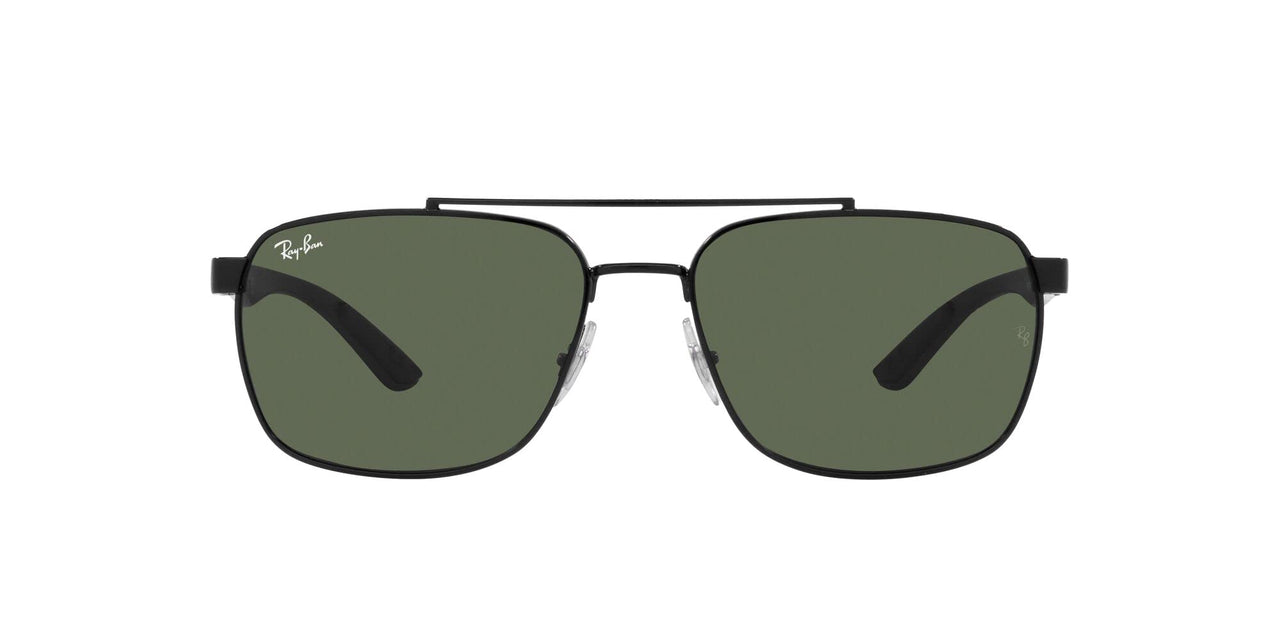 Ray-Ban Liteforce RB3701 Sunglasses - Black/Dark Green / 59 mm - 8056597728379