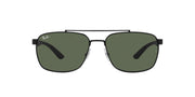 Ray-Ban Liteforce RB3701 Sunglasses - Black/Dark Green / 59 mm - 8056597728379