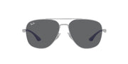 Ray-Ban RB3683 Sunglasses - Silver/Dark Grey / 59 mm - 8056597846554