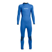 XCEL Youth Axis Back Zip 4/3mm Fullsuit - Sapphire / 4