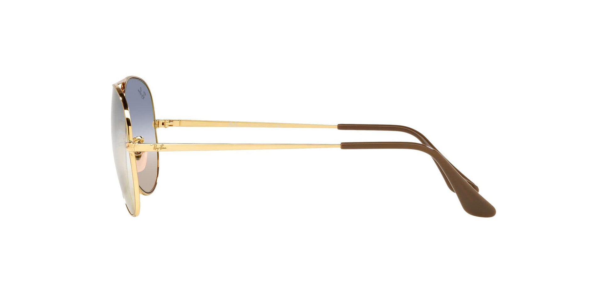 Ray-Ban Aviator Metal II RB3689 Sunglasses - Gold/Clear Gradient Blue Pink / 55 mm - X0031BLSPH - Additional Image 3