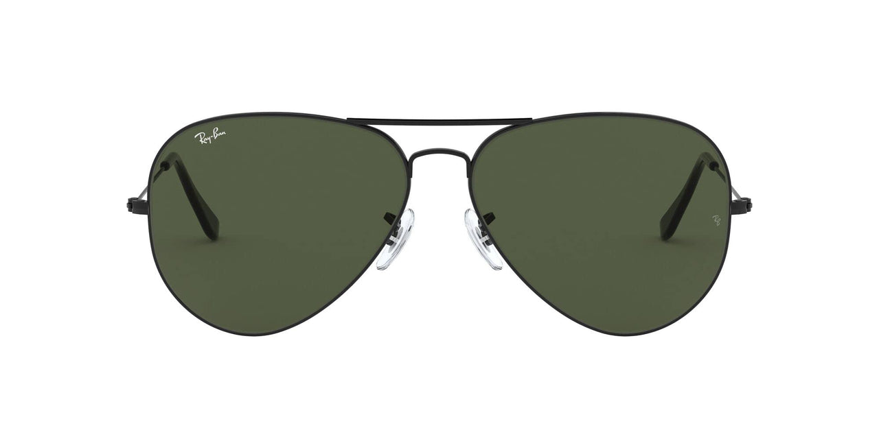 Ray-Ban Aviator Large Metal II RB3026 Sunglasses - Black/G-15 Green / 62 mm - 805289628217