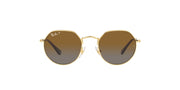 Ray-Ban Junior Jack RJ9565S Sunglasses - Gold/Grey Gradient Brown Polarized / 47 mm - 8056597732420