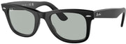 Ray-Ban Original Wayfarer Low Bridge Fit RB2140F Sunglasses - Matte Black/Light Grey / 52 mm - 8056597786843