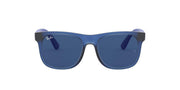 Ray-Ban Justin RJ9069S Sunglasses - Rubber Transparent Blue/Dark Blue / 48 mm - 8056597126854