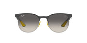 Ray-Ban RB8327M Sunglasses - Black on Matte Gold/Grey Gradient Mirrored Silver / 53 mm - 8056597768603