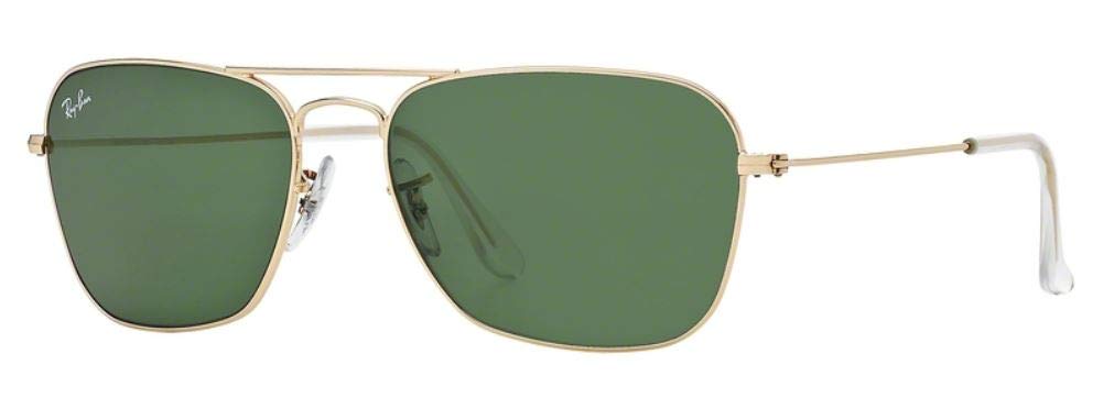 Ray-Ban Caravan RB3136 Sunglasses - Gold/Green Classic (X001QQOJVJ) - X001QQOJVJ - Additional Image 1