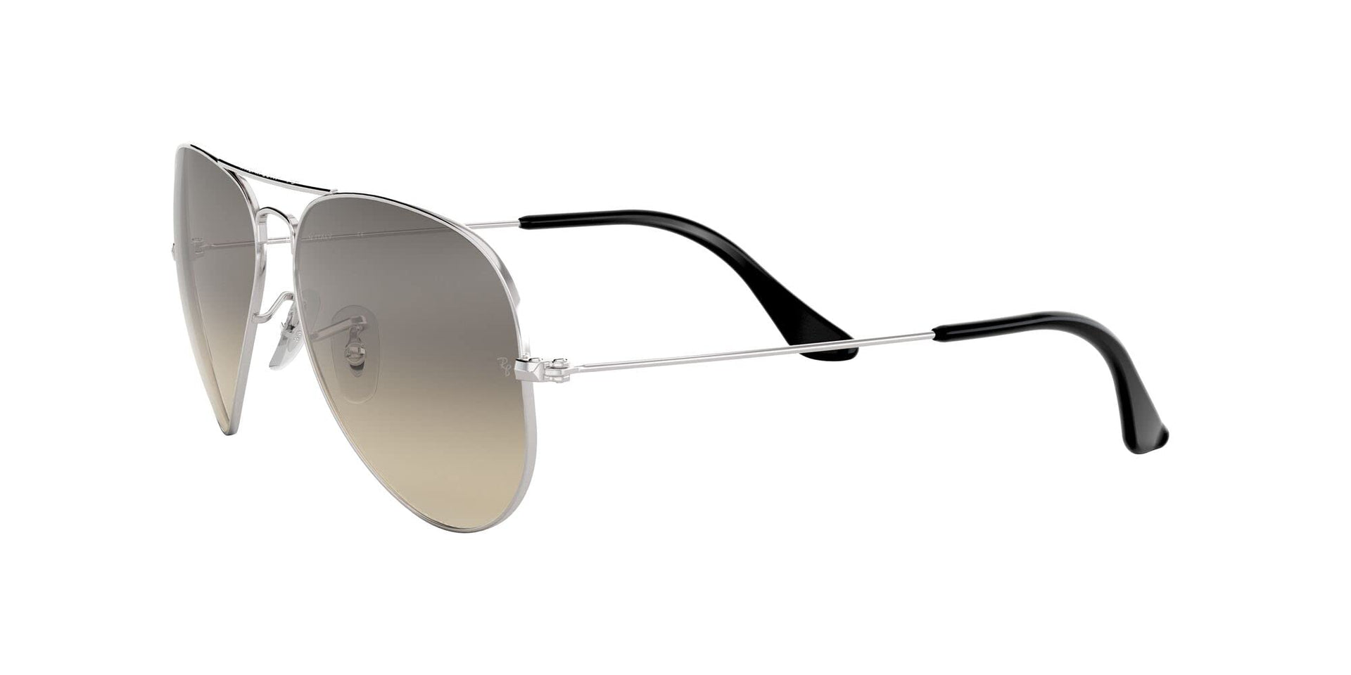 Ray-Ban Aviator RB3025 Sunglasses Batch 2 - Silver/Clear Gradient Grey / 58 mm - X001CCHAJF - Additional Image 2