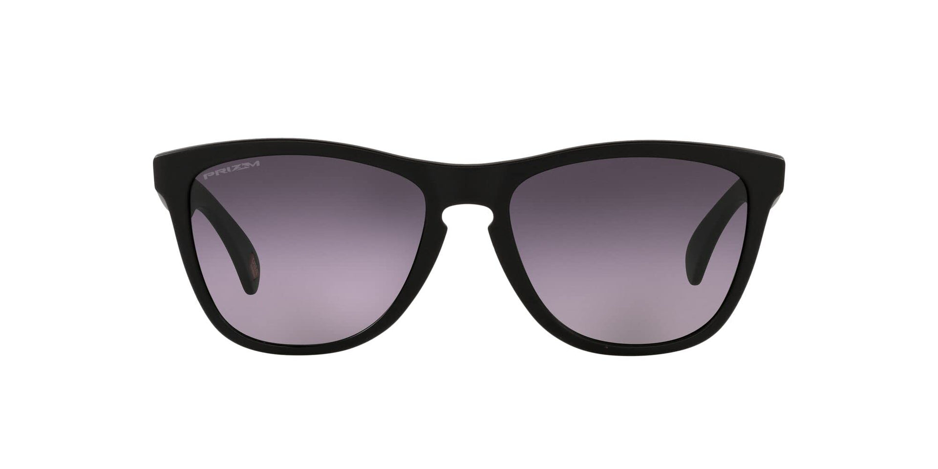 Oakley Frogskins Low Bridge Fit Sunglasses - Matte Black/Prizm Grey Gradient / 54 mm - 888392585547