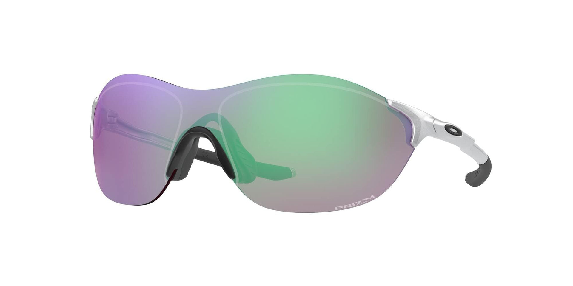 Oakley Evzero Swift Low Bridge Fit Sunglasses - Silver/Prizm Golf / 38 mm - 888392295088