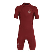 XCEL Youth Axis Short Sleeve 2mm Springsuit - Chili Pepper / 14