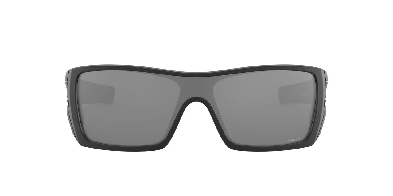 Oakley Batwolf Sunglasses - Si Matte Black/Us Flag Icon/Prizm Black / 27 mm - 888392348326