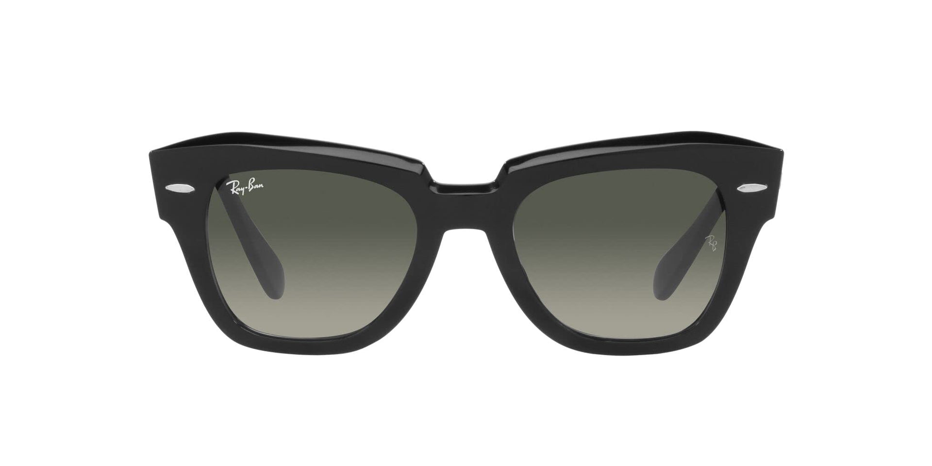Ray-Ban State Street RB2186 Sunglasses - Black/Grey Gradient / 49 mm - 8056597788571