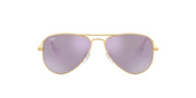 Ray-Ban Metal Aviator RJ9506S Sunglasses - Matte Gold/Lilac Flash / 50 mm - 8053672611182