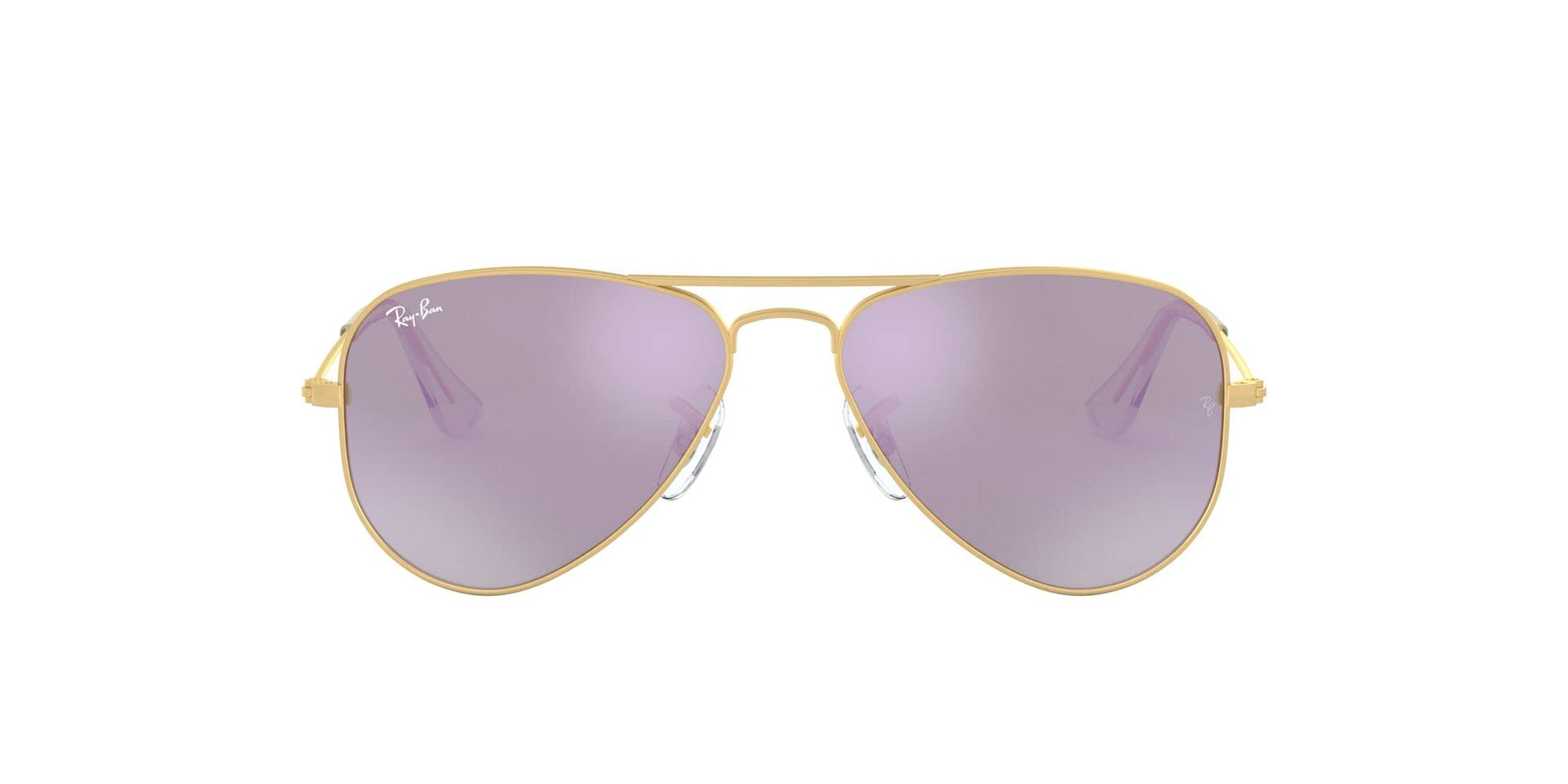 Ray-Ban Metal Aviator RJ9506S Sunglasses - Matte Gold/Lilac Flash / 50 mm - 8053672611182