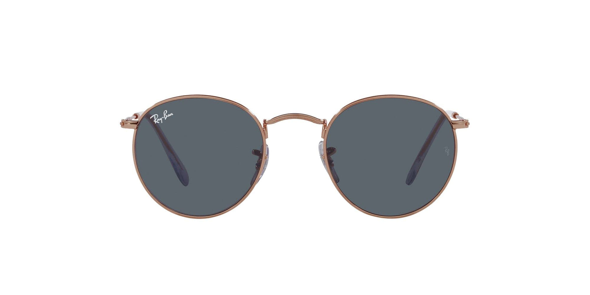 Ray-Ban Metal Glasses RB3447 Sunglasses - Rose Gold/Blue / 53 mm - 8056597858502
