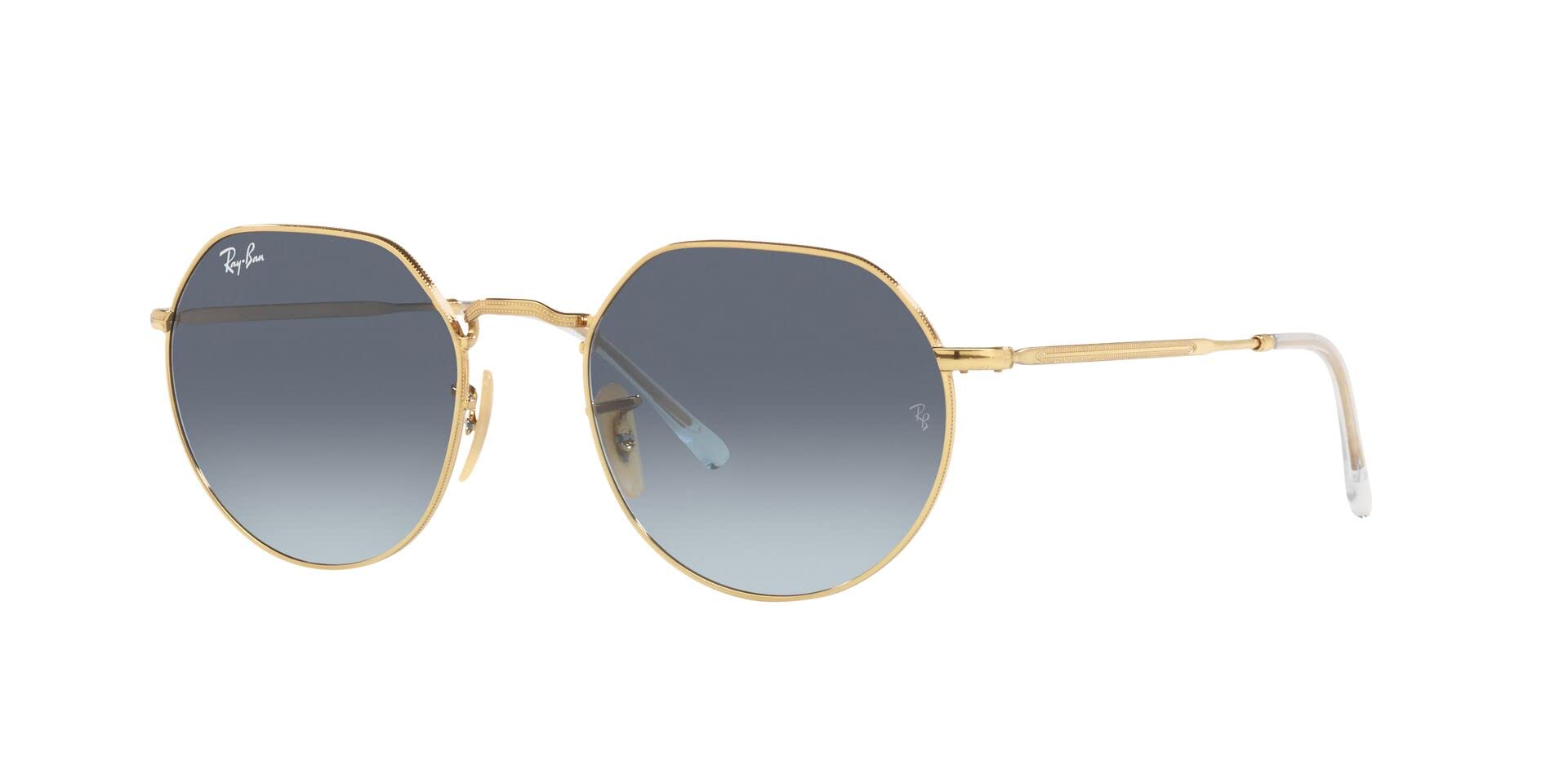Ray-Ban Jack RB3565 Sunglasses - Gold/Blue Gradient Grey / 51 mm - 8056597584937