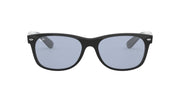 Ray-Ban New Wayfarer Low Bridge Fit RB2132F Sunglasses - Black/Blue Grey / 55 mm - 8056597147262