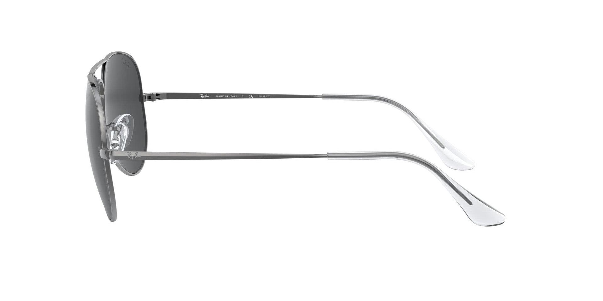 Ray-Ban Aviator Metal II RB3689 Sunglasses - Gunmetal/Polarized Black / 58 mm - 8056597260541 - Additional Image 3