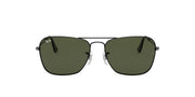 Ray-Ban Caravan RB3136 Sunglasses - Gunmetal/G-15 Green / 58 mm (X001TVY25J) - X001TVY25J